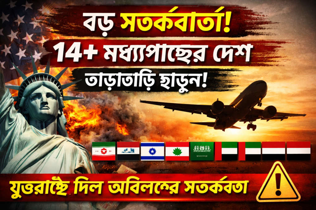 US urges citizens to immediately leave over a dozen Middle East countries।